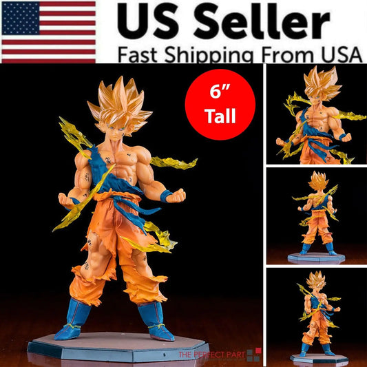 SON GOKU Dragon Ball Z Super Saiyan Anime Action Figure Collection Toy Statue