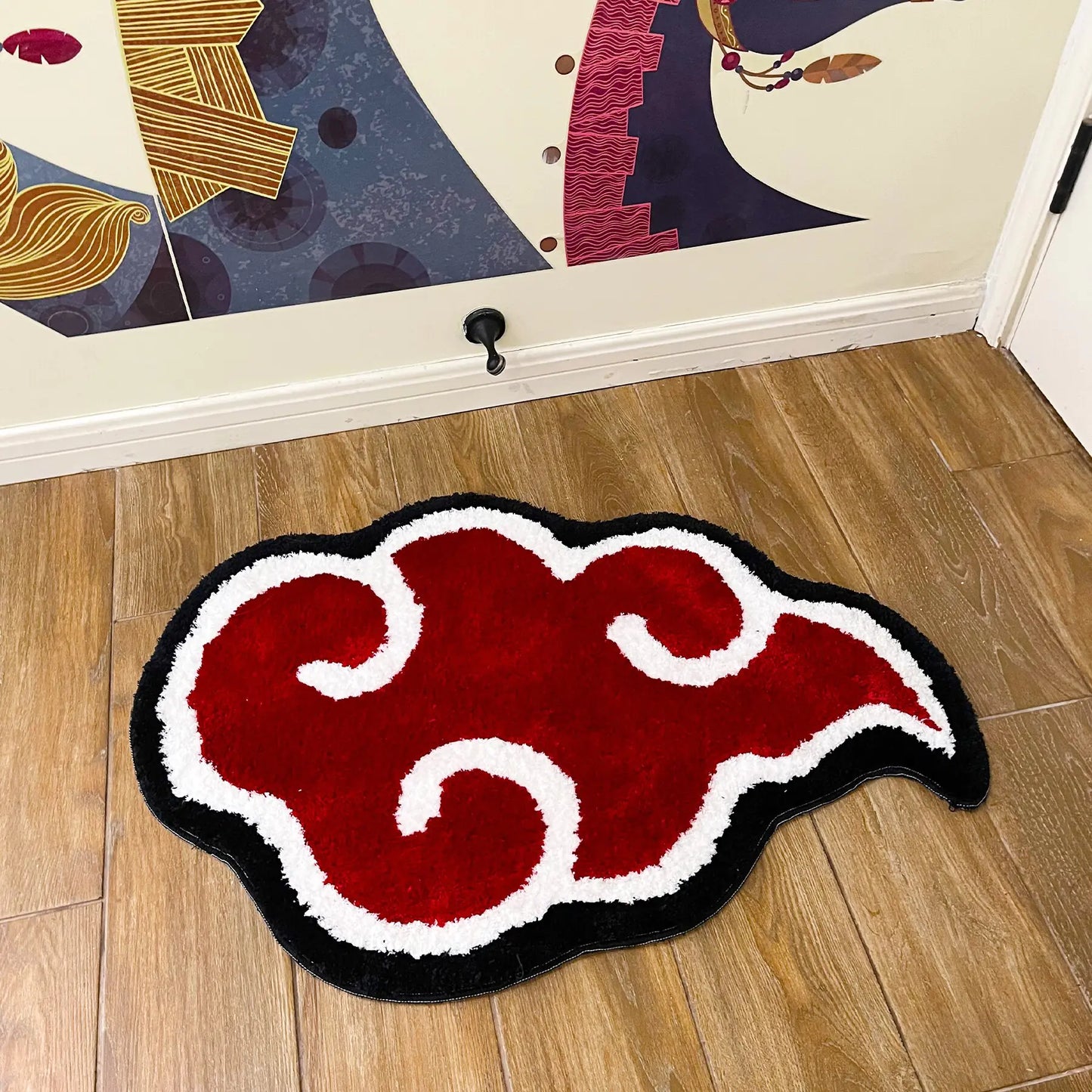 Japanese Naruto Anime Red Cloud Doormat