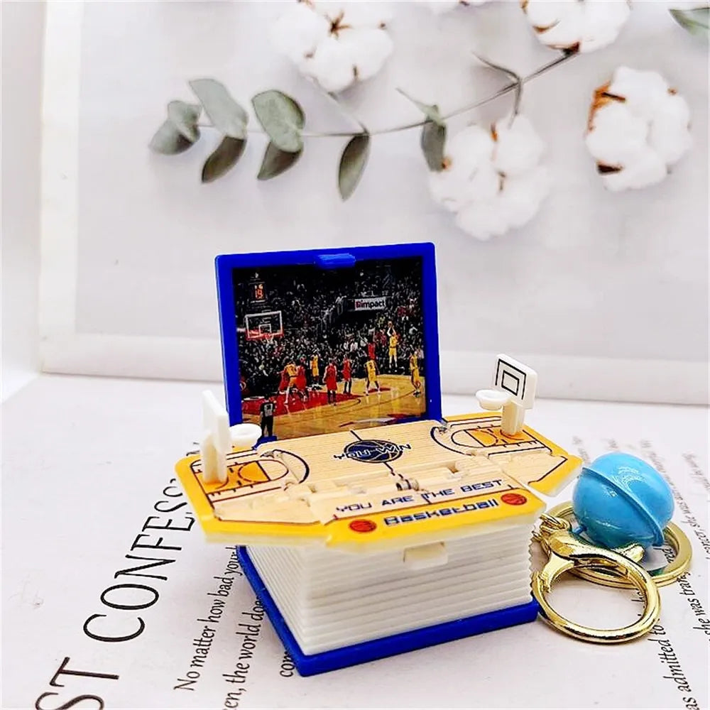 3D Pop-up Fantasy Book Keychain