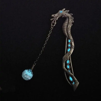 Luminous Book Wyrm Bookmark