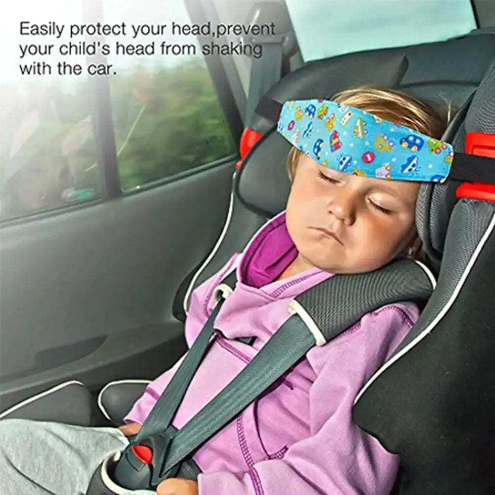 Infant Baby Car Seat Head Support Strap