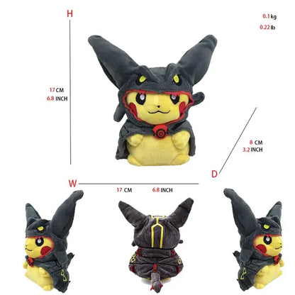 24 Pcs Pokemon Pikachu Cosplay Toys Charizard Snorlax Garchomp Tyranitar Hydreigon Anime Stuffed Plush Cartoon Peluche Dolls