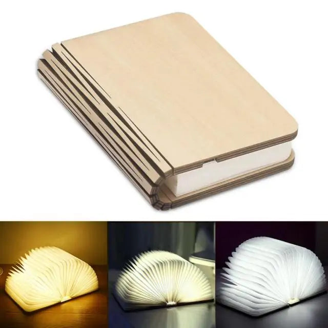 3 Colors LED Book Lamp