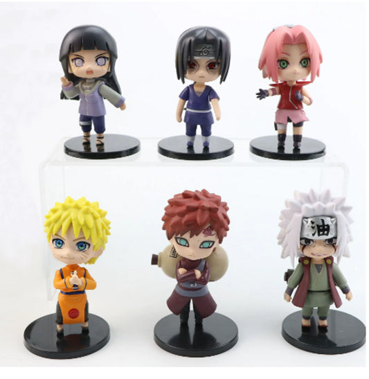 Hot 12pcs/set  Naruto Anime Figures Toys Dolls Kid Gift