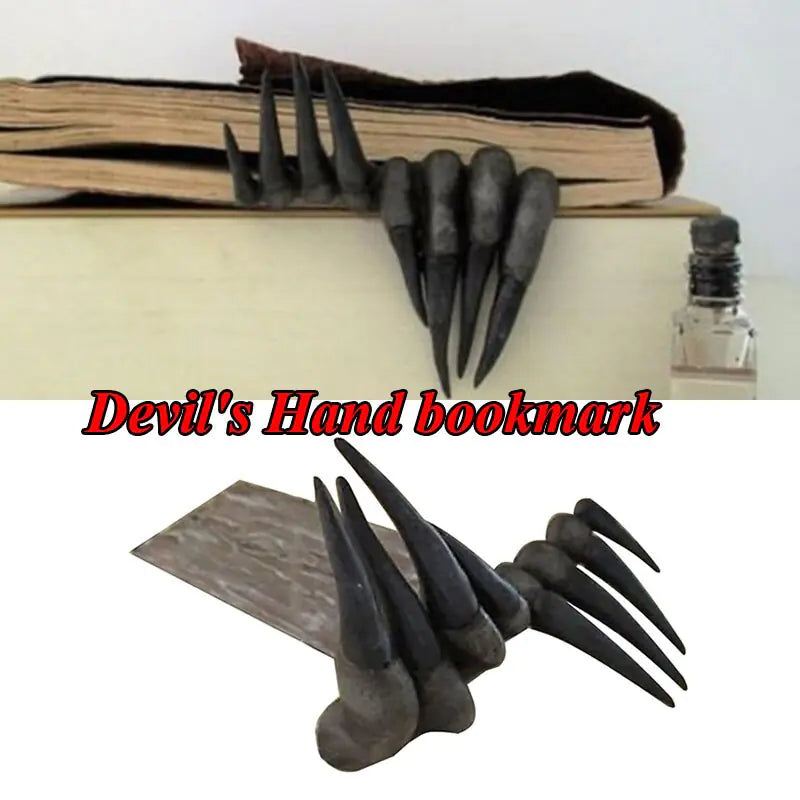 Devil Hand Book Mark